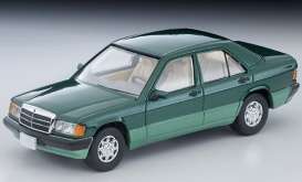 Mercedes Benz  - 190E 1992 green - 1:64 - Tomica Limited Vintage - LV-N77d - TLV-N77d | Toms Modelautos