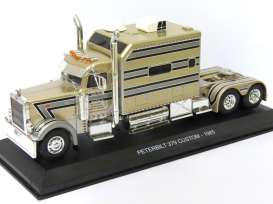 Peterbilt  - 379 Custom USA 1985 gold - 1:43 - Magazine Models - 20 - mag43Truck20 | Toms Modelautos