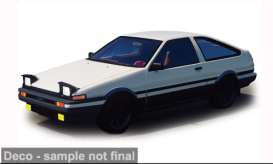 Toyota  -  Sprinter Trueno (AE86) 1983 white/black - 1:64 - IXO America - 1015835 - ixoU64RDC015-JC | Toms Modelautos