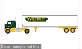 Kenworth  - Bullnose  1950 white/green/yellow - 1:64 - IXO America - 1015833 - ixoU64TRTR022S | Toms Modelautos