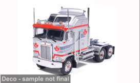 Kenworth  - K100 Aerodyne  1976 grey/red - 1:64 - IXO America - 1015831 - ixoU64TR045 | Toms Modelautos