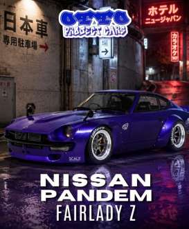 Nissan  - Fairlady Z 2015 blue - 1:18 - OttOmobile Miniatures - OT1335 - OT1335 | Toms Modelautos
