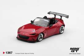 Mazda  - MX-5 2015 red - 1:64 - Mini GT - MGT01367-L - MGT01367-L | Toms Modelautos