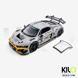 Audi  - R8 LMS GT3 grey - 1:64 - KILOWorks - KLW0036-25 - KLW0036-25 | Toms Modelautos