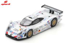 Porsche  - 911 GT1 1998 white - 1:64 - Spark - 64LM98 - spa64LM98 | Toms Modelautos