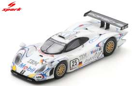 Porsche  - 911 GT1 1998 white - 1:64 - Spark - 64S236 - spa64S236 | Toms Modelautos