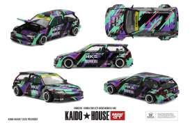 Honda  - Civic 1987 various - 1:64 - Mini GT - KHMG303 - MGTKHMG303 | Toms Modelautos