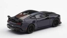 Ford  - Mustang 2025 blue ember - 1:64 - Mini GT - MGT01363-R - MGT01363-R | Toms Modelautos