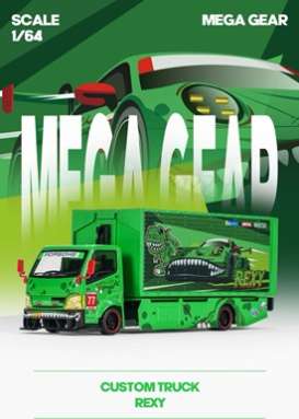 non  - Box Truck green - 1:64 - Mega Gear - MG-646 - MG-646 | Toms Modelautos