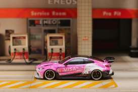 BMW  - M4 G82 white/pink - 1:64 - Street Weapon - STW309 - STW309 | Toms Modelautos