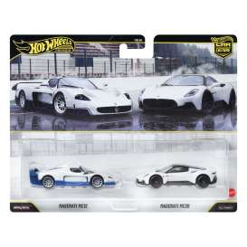 Maserati  - MC12 & MC20 white - 1:64 - Hotwheels - JHW55 - hwmvJHW55 | Tom's Modelauto's