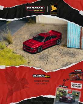 Kimera  - EVO38 2026 red - 1:64 - Tarmac - T64G-TL090-RE - TC-T64G-TL090-RE-BL | Toms Modelautos