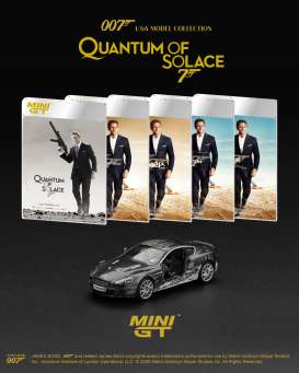 Aston Martin  - BDS 2008 black - 1:64 - Mini GT - MGT00924-007G - MGT00924-007G | Toms Modelautos