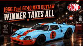 Ford  - GT40 1966 blue - 1:18 - Acme Diecast - SC18009 - acmeSC18009 | Toms Modelautos