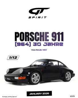 Porsche  - 911 (964) 2024 viola metallic - 1:12 - GT Spirit - GT579 - GT579 | Toms Modelautos