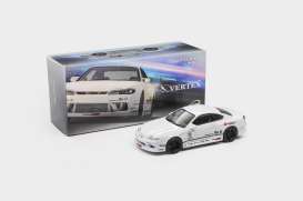Nissan  - S15 white - 1:64 - ModelModel - MM64-S15-001 - MM64-S15-001 | Toms Modelautos