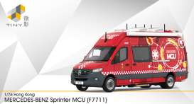 Mercedes Benz  - Sprinter red - 1:76 - Tiny Toys - ATC66280 - tinyATC66280 | Toms Modelautos