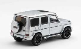 Mercedes Benz  - G63 2022 silver metallic - 1:64 - Mini GT - MGT01375-BL - MGT01375-BL | Toms Modelautos