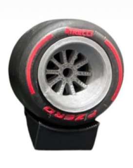 Wheels &amp; tires  - Soft tyres F1 red - 1:18 - Cartrix - CTPL18106 - CTPL18106 | Toms Modelautos