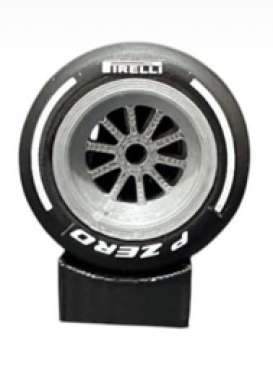 Wheels &amp; tires  - Hard tyres  white - 1:18 - Cartrix - CTPL18108 - CTPL18108 | Toms Modelautos