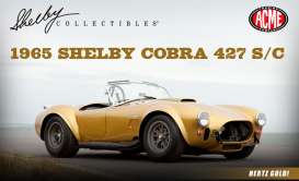 Shelby  - Cobra 427 S/C 1965 gold - 1:64 - Acme Diecast - SC64015 - acmeSC64015 | Toms Modelautos