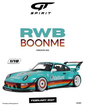 Porsche  - RWB Boonme 2025 turquoise - 1:18 - GT Spirit - GT597 - GT597 | Toms Modelautos