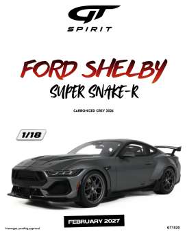 Ford  - Shelby Super Snake-R 2025 carbonized grey - 1:18 - GT Spirit - GT1020 - GT1020 | Toms Modelautos