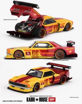 Chevrolet  - Camaro 1979 red/yellow - 1:64 - Mini GT - KHMG319 - MGTKHMG319 | Toms Modelautos