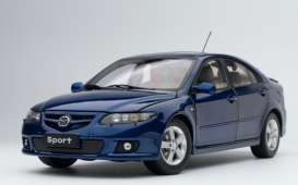 Mazda  - 3 Sport sonic blue metallic - 1:18 - SunStar - 5891 - sun5891 | Toms Modelautos