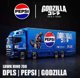 Hino  - 700 blue/red/white - 1:64 - DPLS - DPLSxPepsi - DPLSxPepsi | Toms Modelautos
