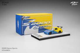 Honda  - S2000  blue/yellow - 1:64 - Microturbo - MT6408C4 - MT6408C4 | Toms Modelautos