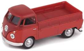 Volkswagen  - T1 Pick Up red - 1:72 - Cararama - 711ND-VW-06 - cara711ND-VW-06 | Tom's Modelauto's