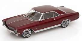 Buick  - Riviera  1965 darkred-metallic - 1:18 - KK - Scale - KKDC181531 - KKDC181531 | Toms Modelautos