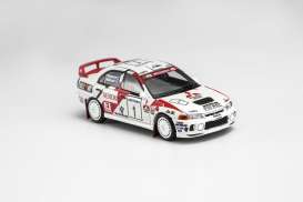 Mitsubishi  - EVO4 GSR 1997 white/red - 1:64 - Motorhelix - M64030 - MH64030 | Toms Modelautos