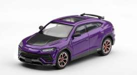 Lamborghini  - Urus Performance 2023 viola - 1:64 - Mini GT - MGT01381-L - MGT01381-L | Toms Modelautos