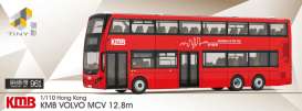 Volvo  - B8L MCV 12.8M (961) red - 1:110 - Tiny Toys - KMB2026076 - TinyKMB2026076 | Toms Modelautos