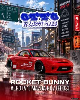 Rocket Bunny  -  Aero (V1) 2015 red - 1:18 - OttOmobile Miniatures - OT1337 - OT1337 | Toms Modelautos