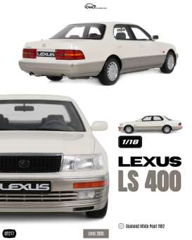 Lexus  - LS 400 1992 diamond white pearl 051 - 1:18 - OttOmobile Miniatures - OT1277 - OT1277 | Toms Modelautos