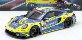 Porsche  - 911 GT3 2025 blue/yellow - 1:18 - IXO Models - LEGT18-96SP25 - ixoLEGT18-96SP25 | Toms Modelautos