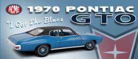 Pontiac  - GTO 1970 blue - 1:18 - Acme Diecast - 1801231VT - acme1801231VT | Toms Modelautos