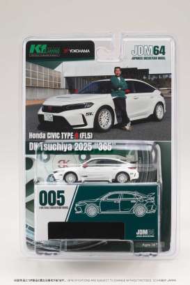 Honda  - Civic 2025 white - 1:64 - Hobby Japan - HJDM005-22V - HJDM005-22V | Toms Modelautos