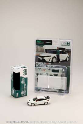 Honda  - Civic 2025 white - 1:64 - Hobby Japan - HJDM005-22V - HJDM005-22V | Toms Modelautos