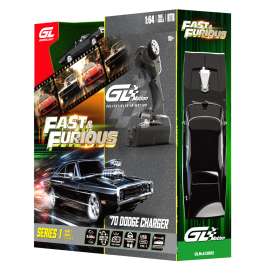 Dodge  - Charger 1970 black - 1:64 - GreenLight - GLM-INT-612002 - GLM-INT-612002 | Toms Modelautos