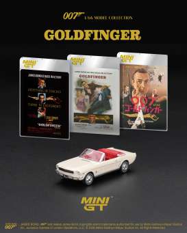Ford  - Mustang Convertible  1964 cream/red - 1:64 - Mini GT - MGT00928-007F - MGT00928-007F | Toms Modelautos