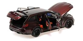 BMW  - M4 dark red - 1:18 - Minichamps - 110024010 - mc110024010 | Toms Modelautos