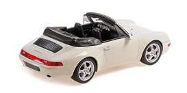 Porsche  - 911 (993) Cabriolet 1994 white - 1:18 - Minichamps - 155061131 - mc155061131 | Toms Modelautos