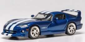 Dodge  - Viper Hennessy Venom 650R 1999 blue/white - 1:64 - IXO Models - 1016456 - ixo64RC003B | Toms Modelautos