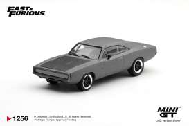 Dodge  - Charger 2011 black/grey - 1:64 - Mini GT - MGT01256-BL - MGT01256-BL | Toms Modelautos