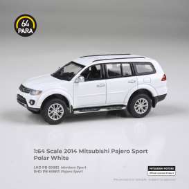 Mitsubishi  - Pajero 2014 polar white - 1:64 - Para64 - 65883 - PB65883 | Toms Modelautos