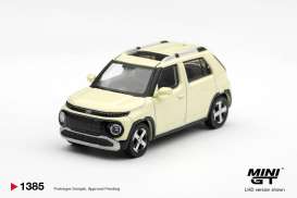 Hyundai  - Casper  butter cream yellow pearl - 1:64 - Mini GT - MGT01385-L - MGT01385-L | Toms Modelautos
